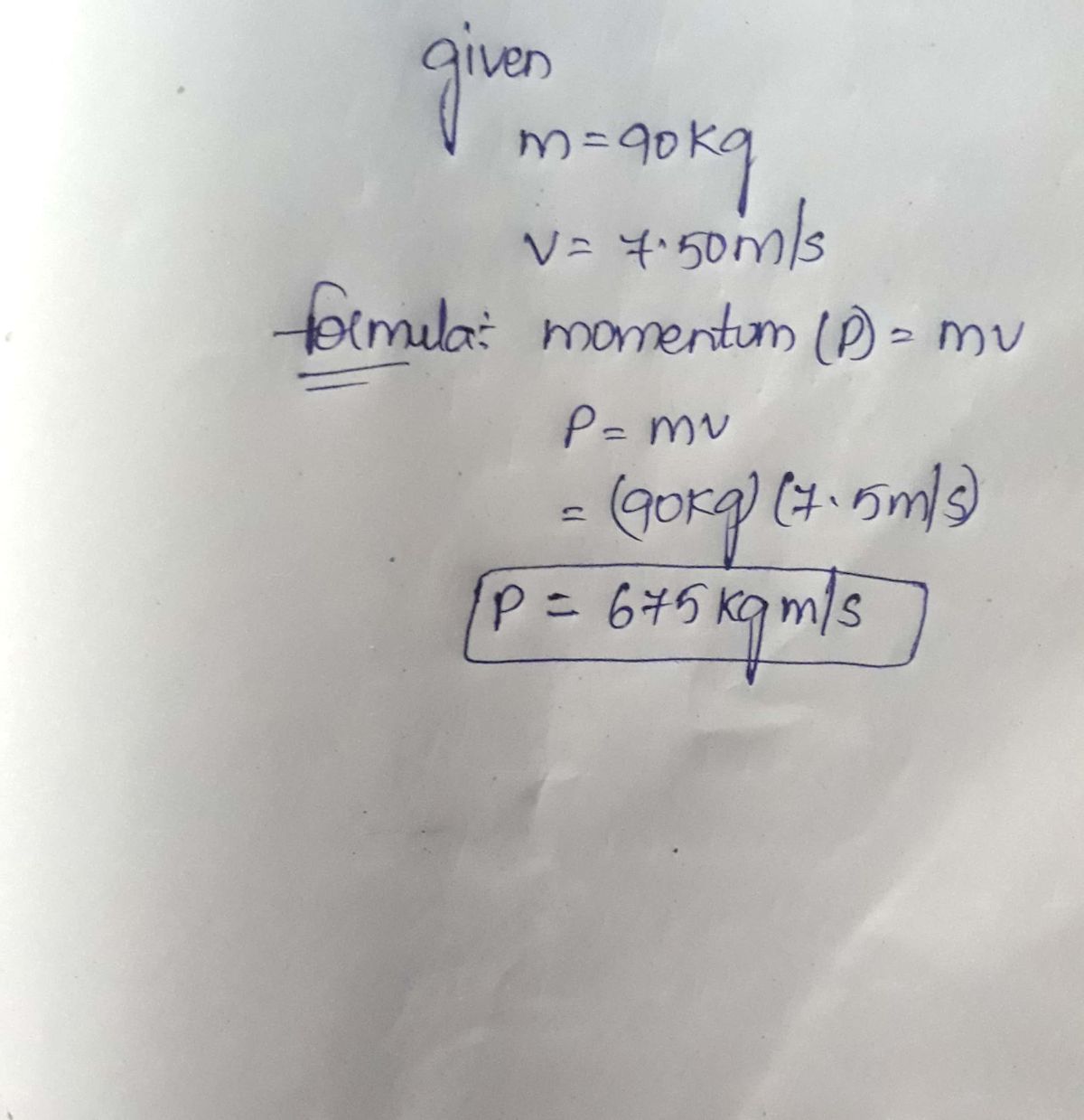 Physics homework question answer, step 1, image 1